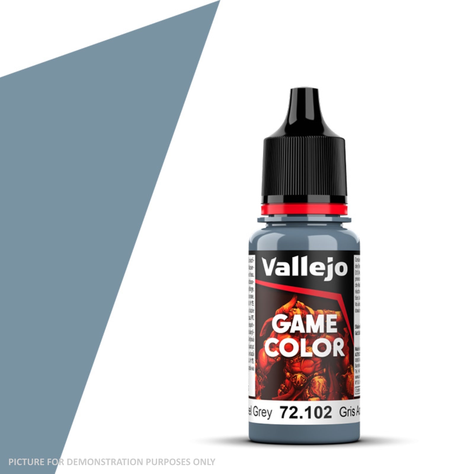Vallejo Game Colour - 72.102 Steel Grey 18ml